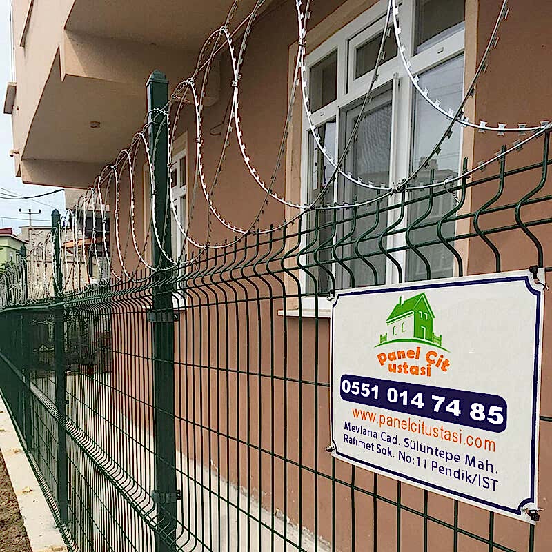 Duvar üstü çit uygulaması