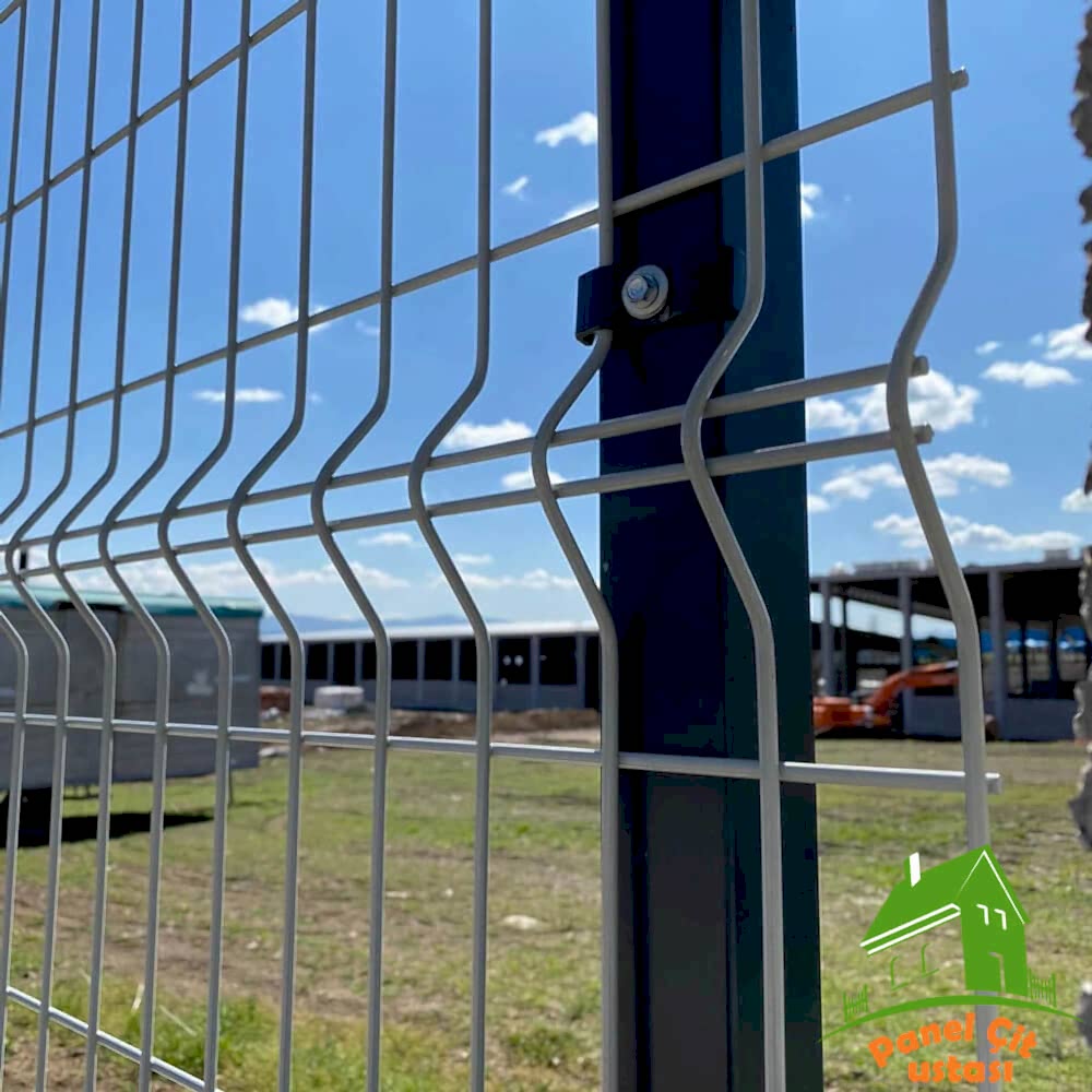 panel çit teli beyaz
